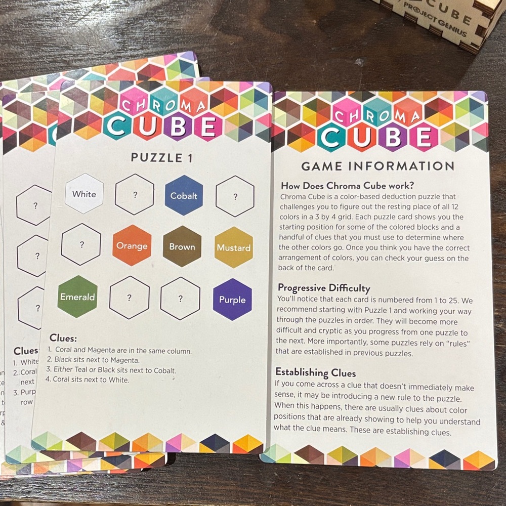 ChromaCube Colorful Puzzle Set - Picture 4 of 7